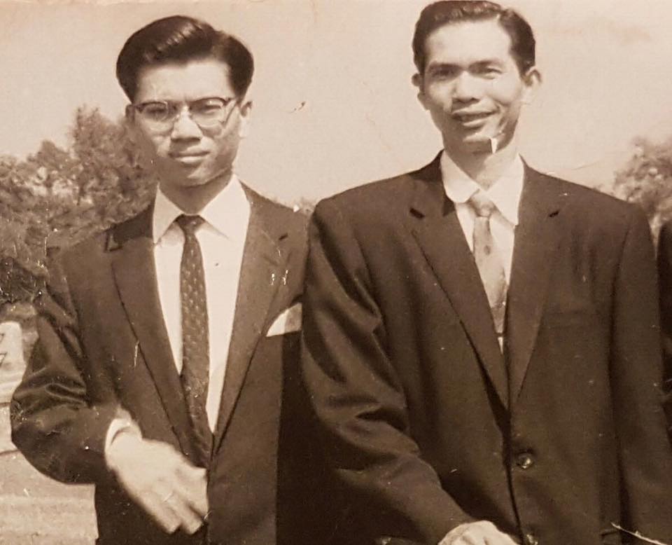 Mr Kee Wah Lee (R) with Mr Wing Yip (L) 1958